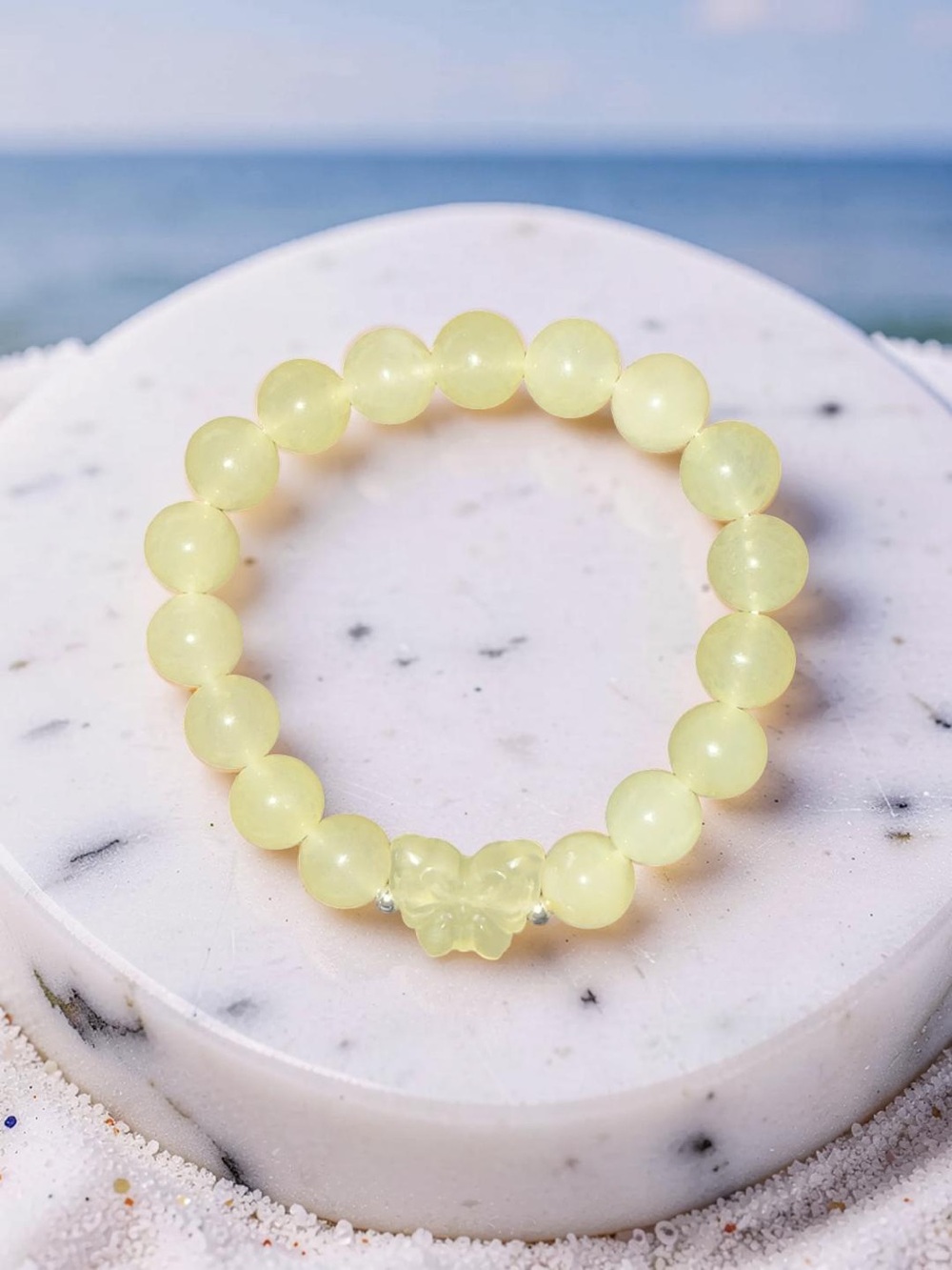 10mm Stunning Yellow Malaysian Jade 💛
